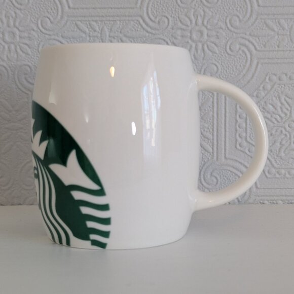 Starbucks 2010 Classic White and Green Coffee Mug with Mermaid logo - Picture 2 of 9